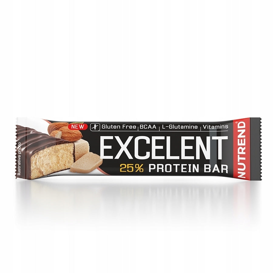 Nutrend Excelent Protein Bar 85g Marzipan Expiration date at least 3 months from the date of purchase