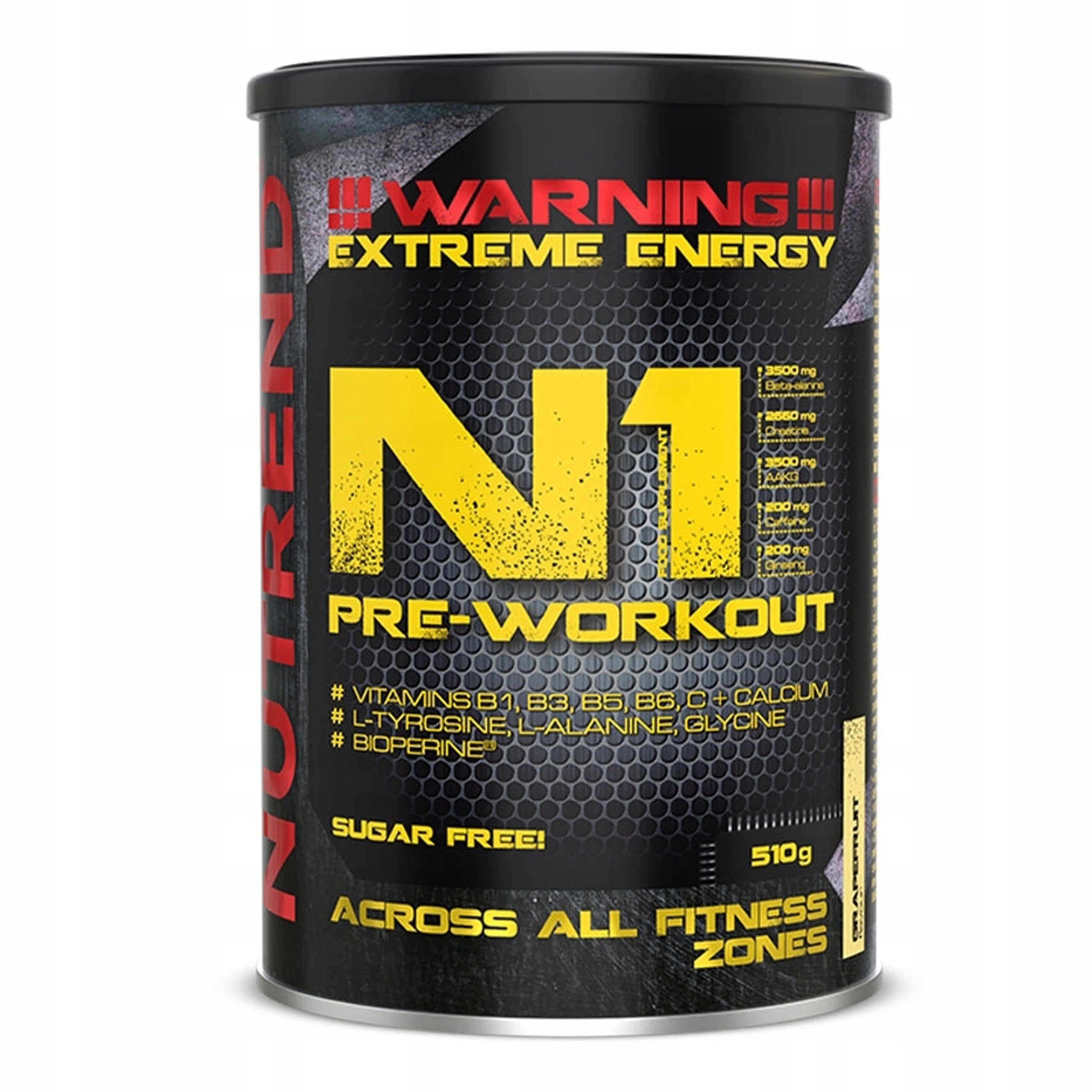 Nutrend N1 Pre Workout 510g PRE-WORKOUT PUMP