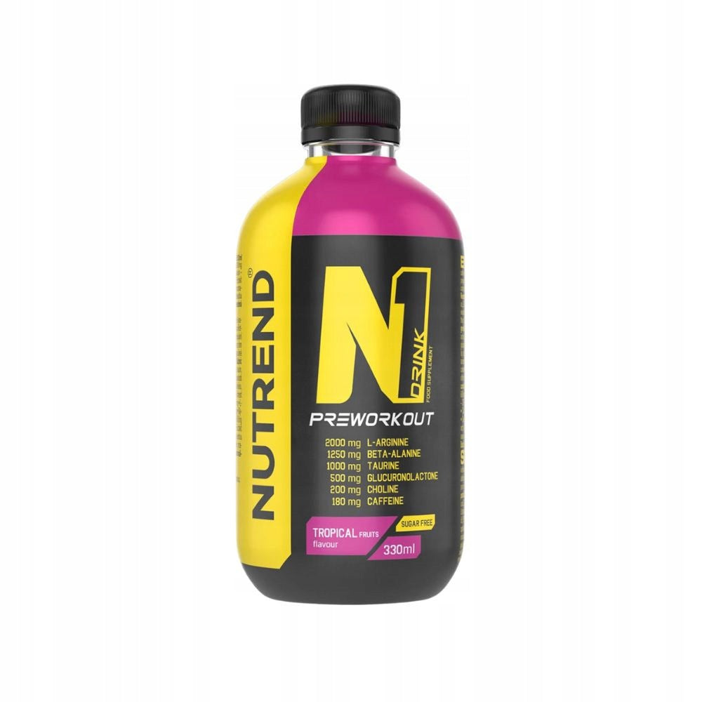 Nutrend N1 Pre-Workout Drink 330ml Tropical