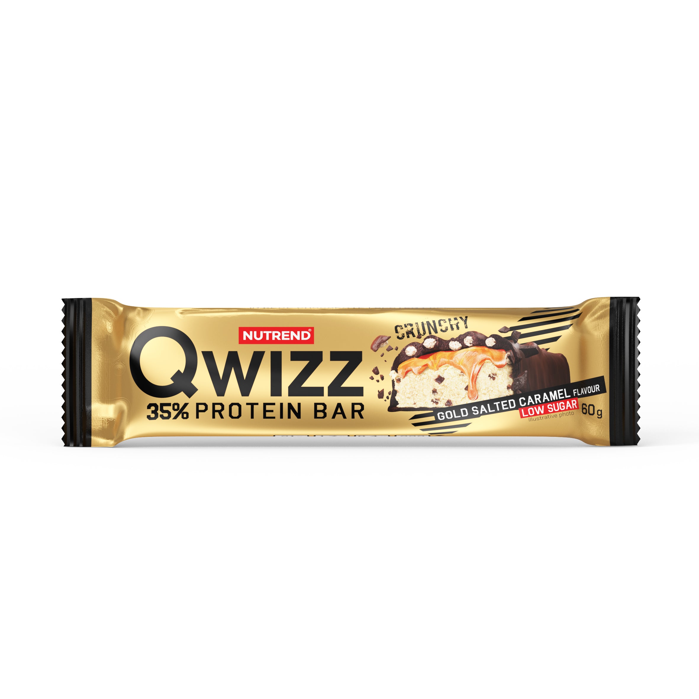 Nutrend Protein Bar Qwizz 35% Protein Bar Salty Caramel 60g Manufacturer code 8594073172013