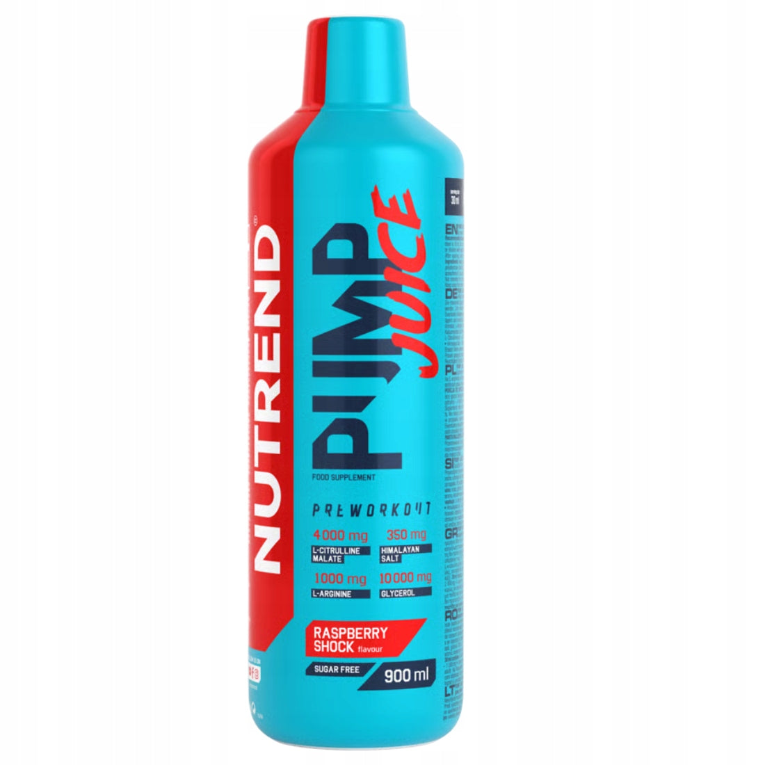Nutrend Pump Juice Preworkout 900ml - Raspberry Shock