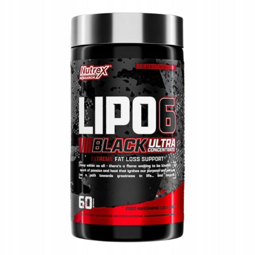 Nutrex Lipo 6 Black Ultra Concentrate International 60 capsules burner