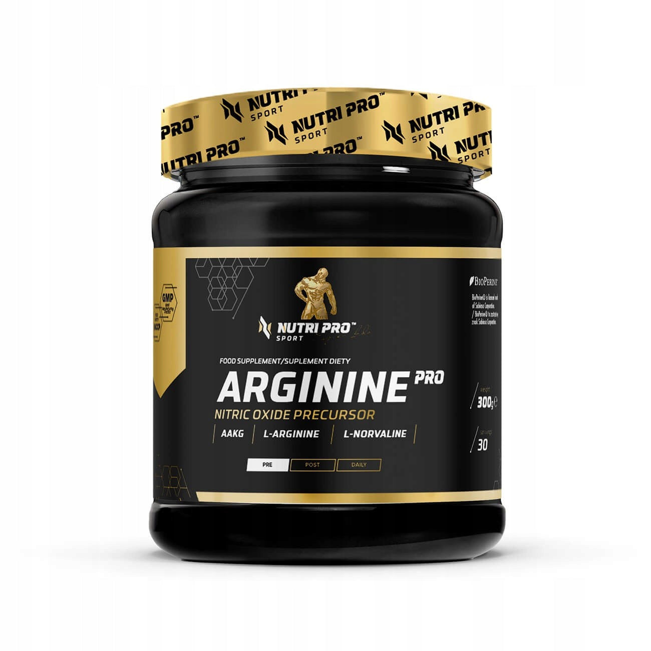 Nutri Pro Sport Arginine PRO 300g L-ARGININA AAKG PUMP MASS STRENGTH