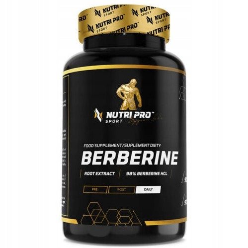 Nutri Pro Sport Berberine HCL 500mg 90caps BERBERINE HCL SLIMMING SUGAR