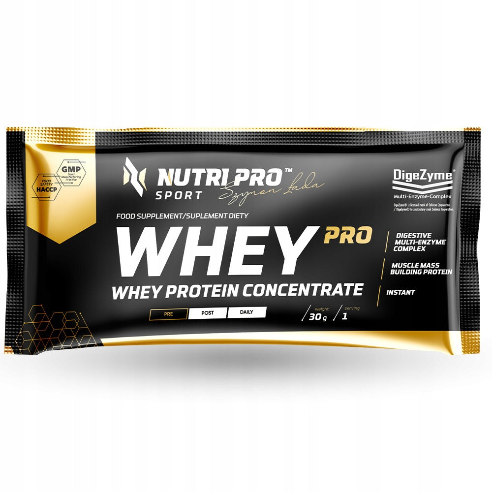 Nutri Pro Sport Whey PRO 30g WPC PROTEIN SACHET PROTEIN