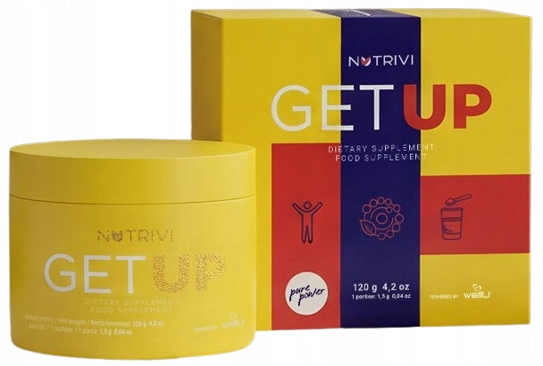 Nutrivi GET UP Magnesium Guarana Seaweed For Energy Vitality 120 g