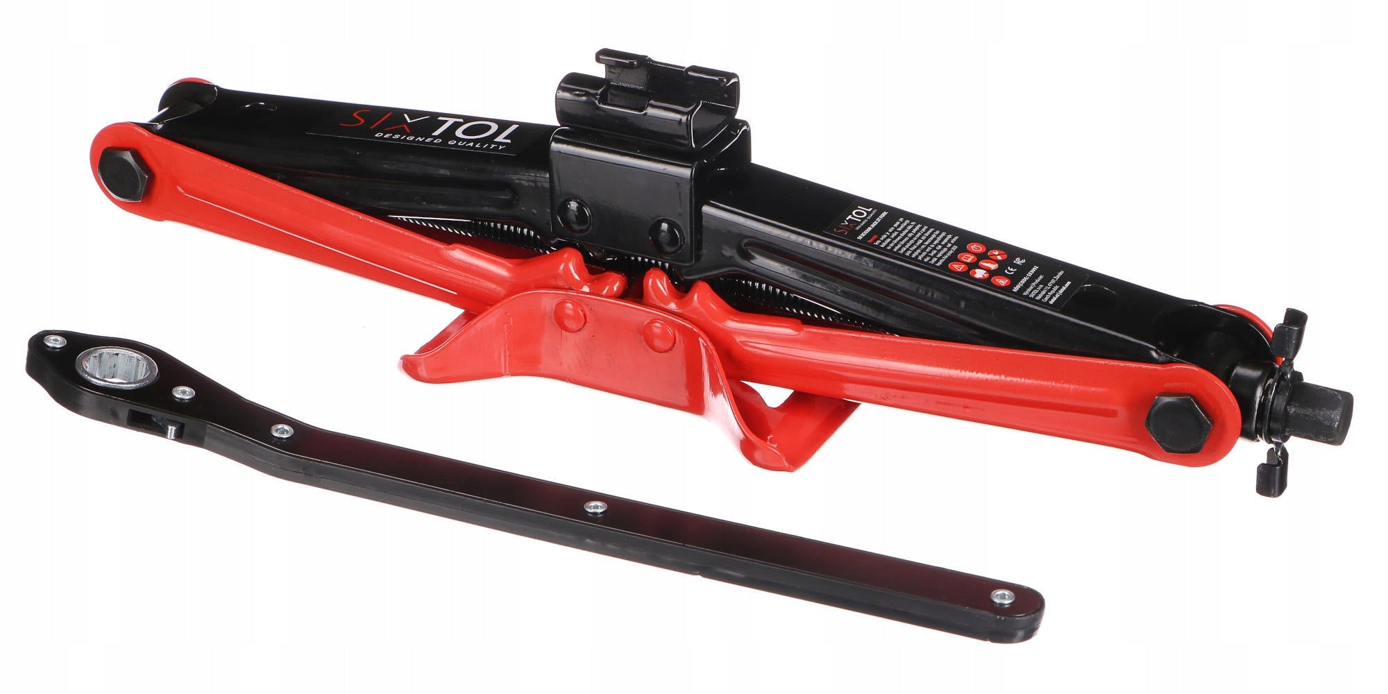 Nůžkový zvedák s ráčnou SX SCISSOR JACK FORK 2T Brand SIXTOL