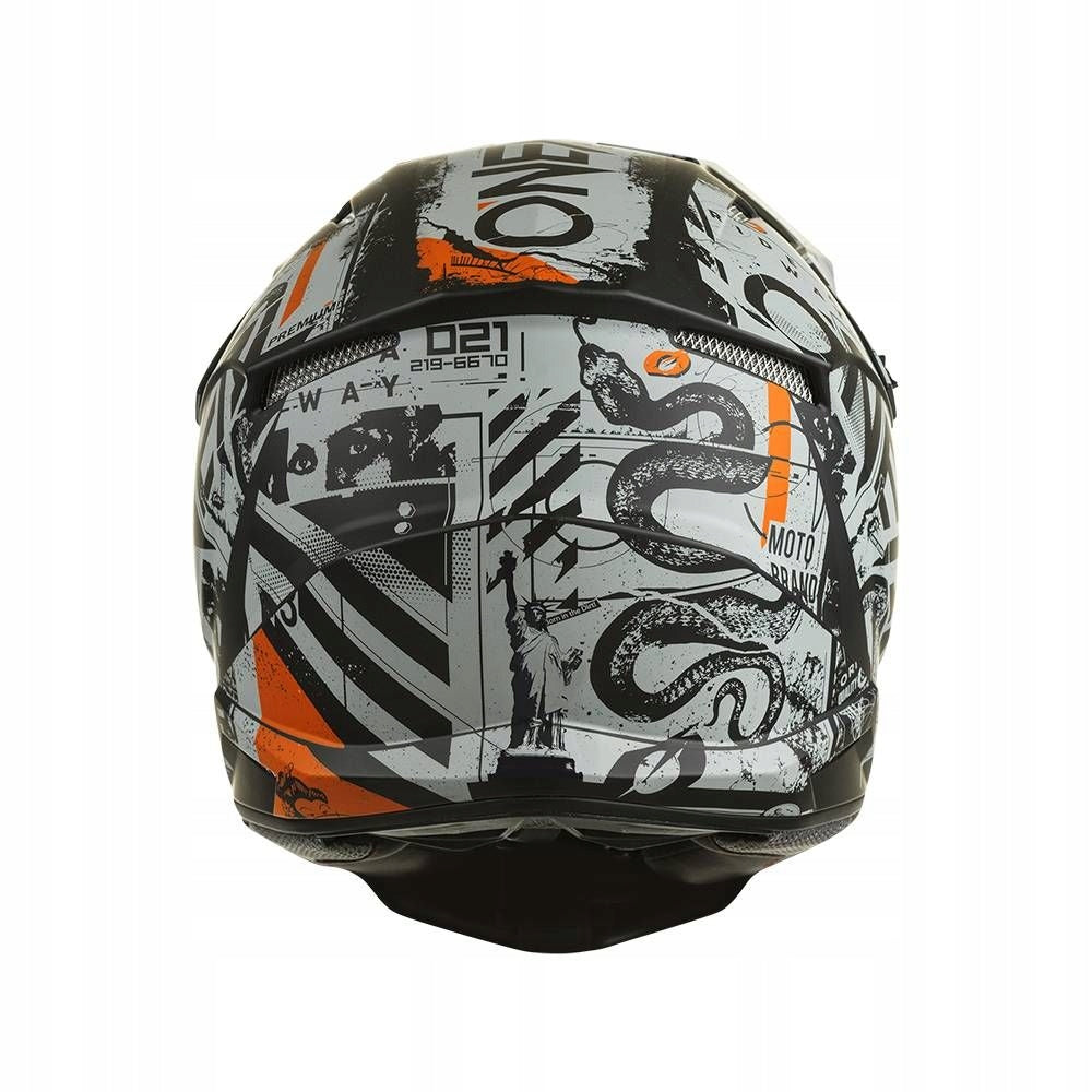 O`NEAL 3SRS M quad cross helmet with visor Additional features breath guard