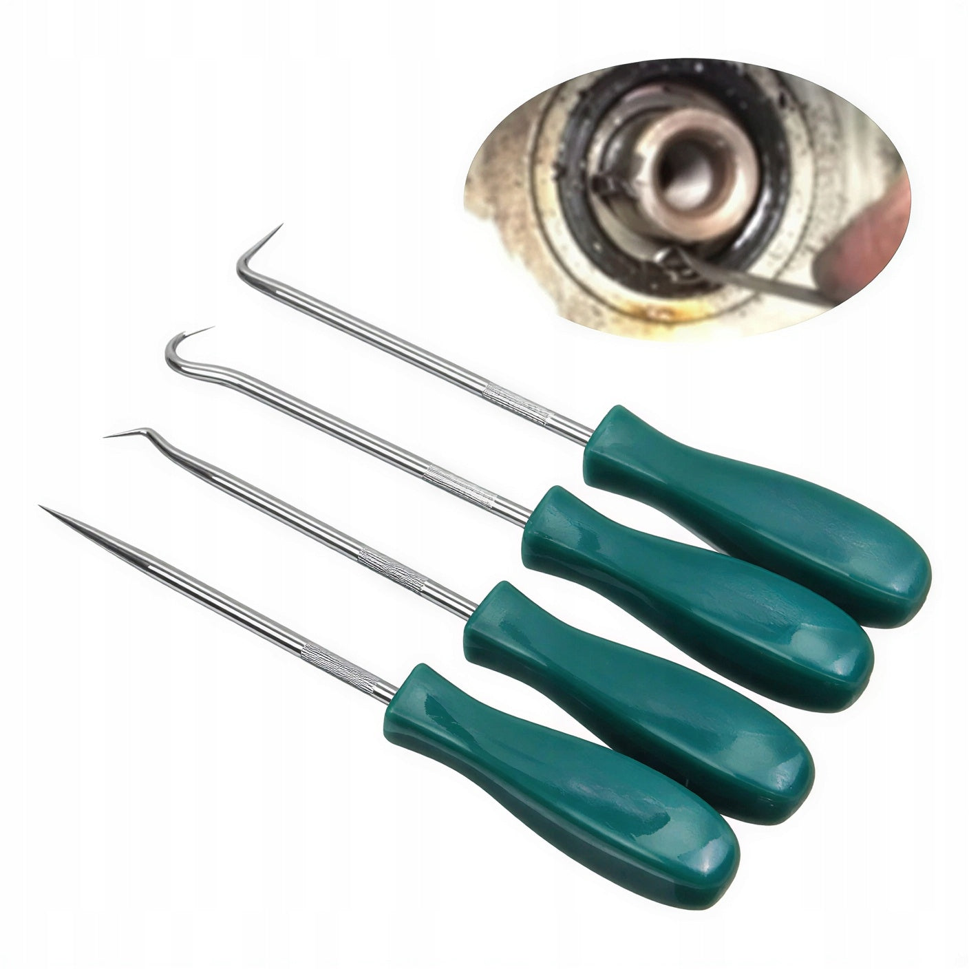 O-RING HOOK TOOL SET 4PCS HOOK WRENCHES MACSEO_PL Manufacturer code Narzędzia klucze hakowe do oringów uszczelek