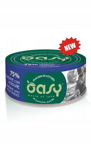 OASY CAT-MORE LOVE VEGETABLE SARDINES. 70G