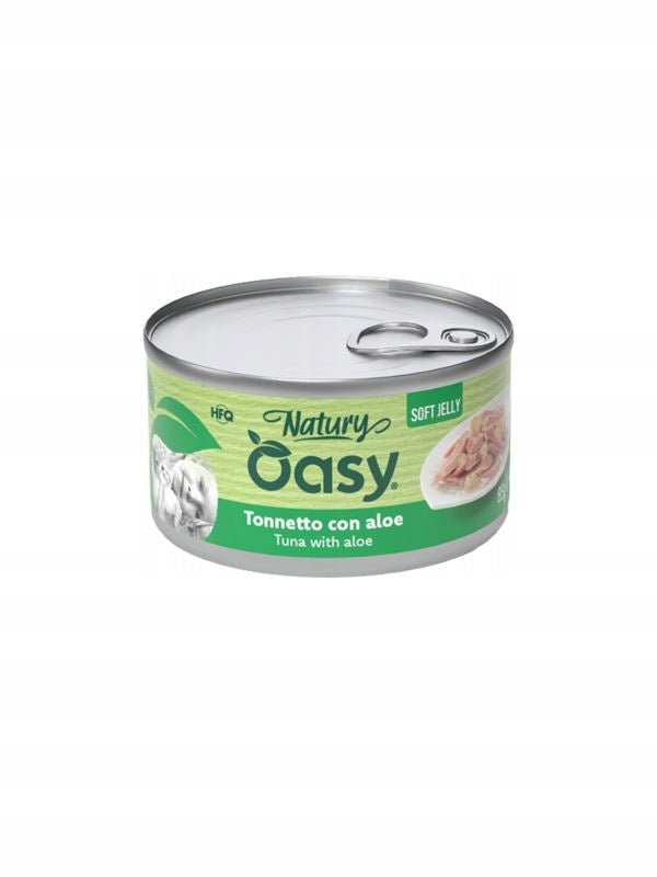 OASY CAT NATURAL CAN JELLY TUNA WITH ALOE VERA 85G