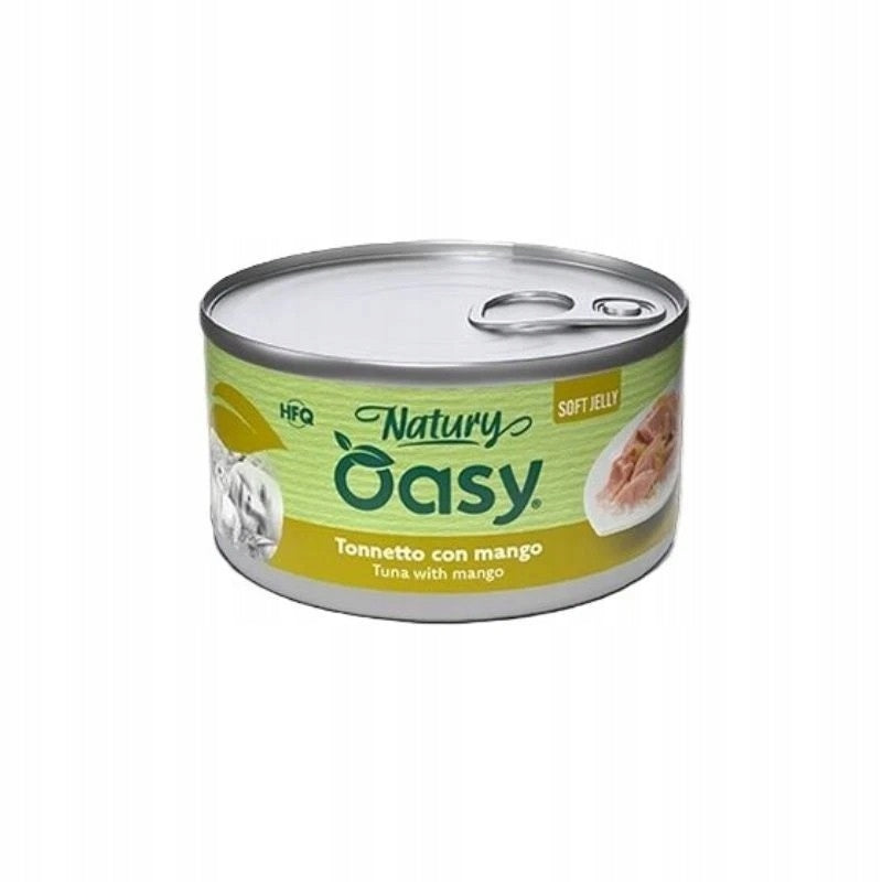 OASY CAT NATURE JELLY - TUNA WITH MANGO 85G