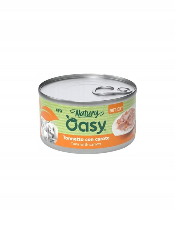 OASY CAT NATURE Tuna with carrots 150g wet cat food