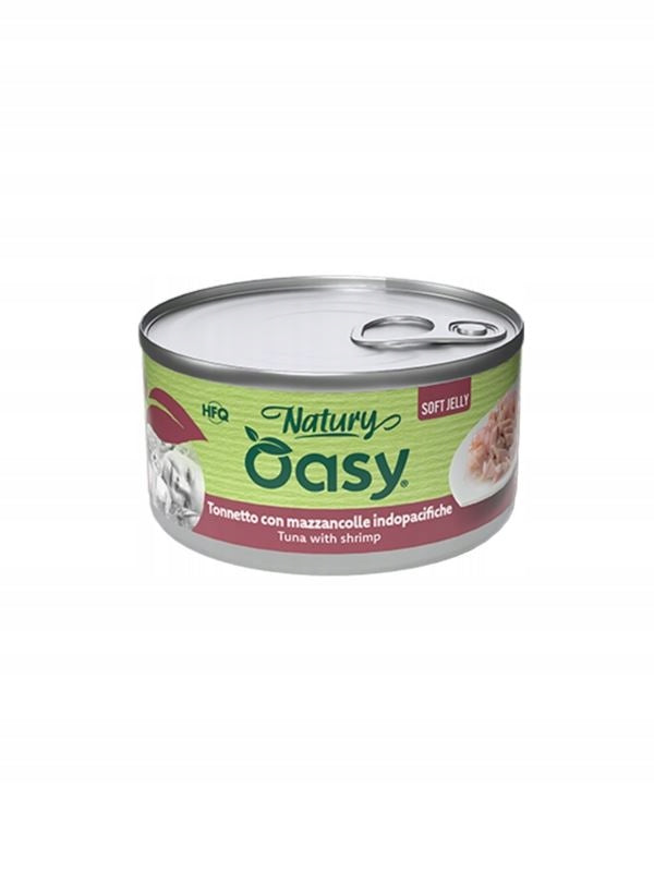 OASY CAT NATURY Tuna with shrimp in jelly 150g wet cat food