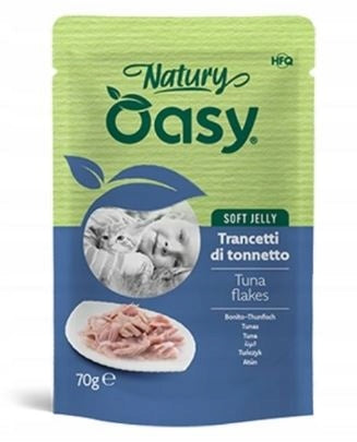 OASY NATURAL WET CAT FOOD TUNA SACHET 70g
