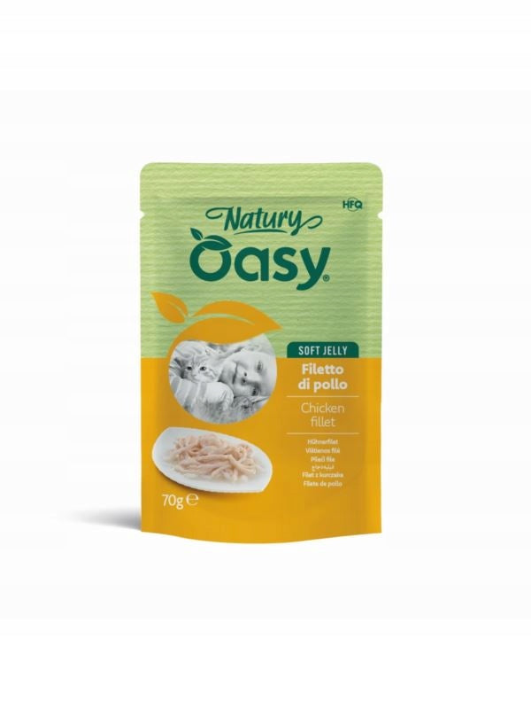 OASY NATURE Chicken in jelly 70g complementary cat food