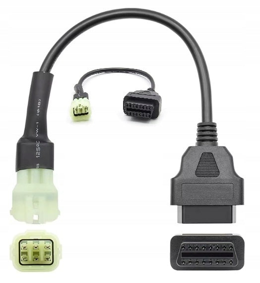 OBD ADAPTER FOR MOTORCYCLES KTM 6PIN OBD2 ADAPTER