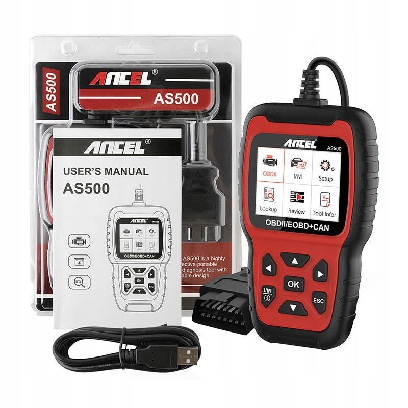 OBD scanner ANCEL AS500 DIAGNOSTIC TESTER Polish DEALER ANCEL