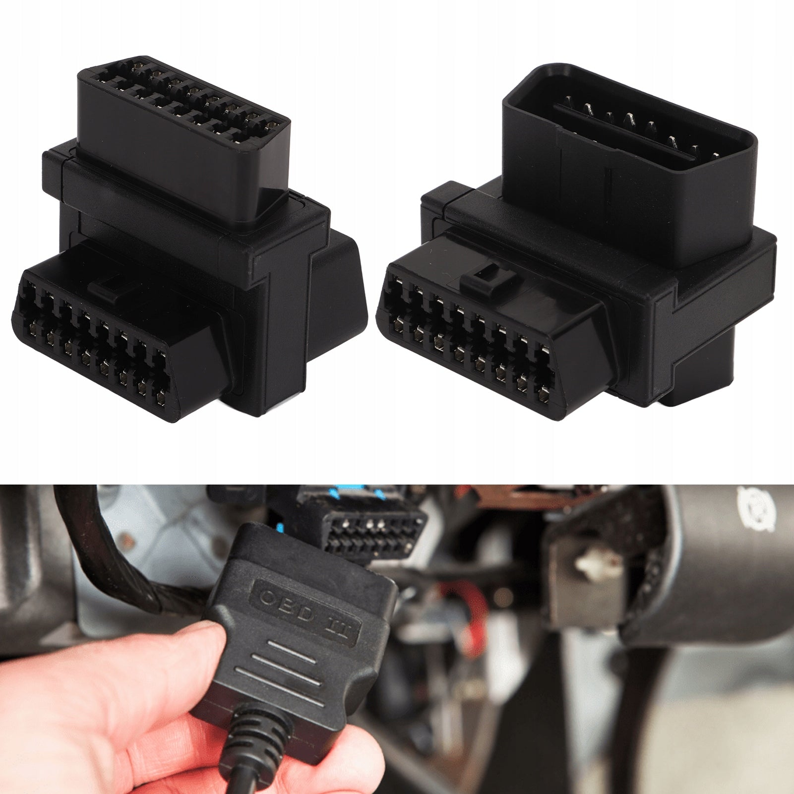 OBD2 16PIN MALE TO 2 FEMALE DIAGNOSTIC CABLE SPLITTER ADAPTER Brand no brand