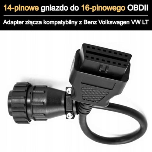 OBD2 ADAPTER MERCEDES SPRINTER VW LT 14 PIN 16 FOR MEN'S SCANNER for home Manufacturer's catalog number Producent niezależny