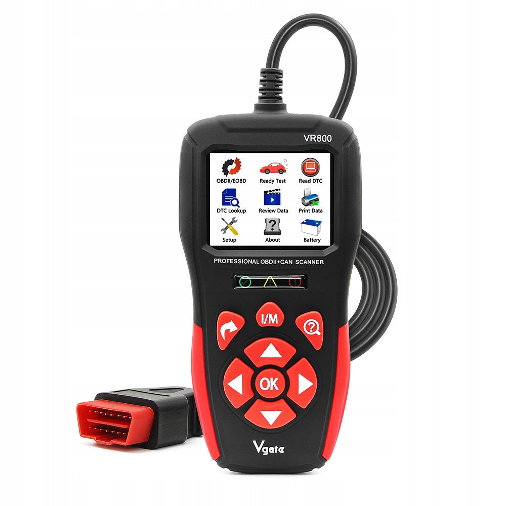 OBD2 DIAGNOSTIC SCANNER TESTER INTERFACE Polish Batteries included no