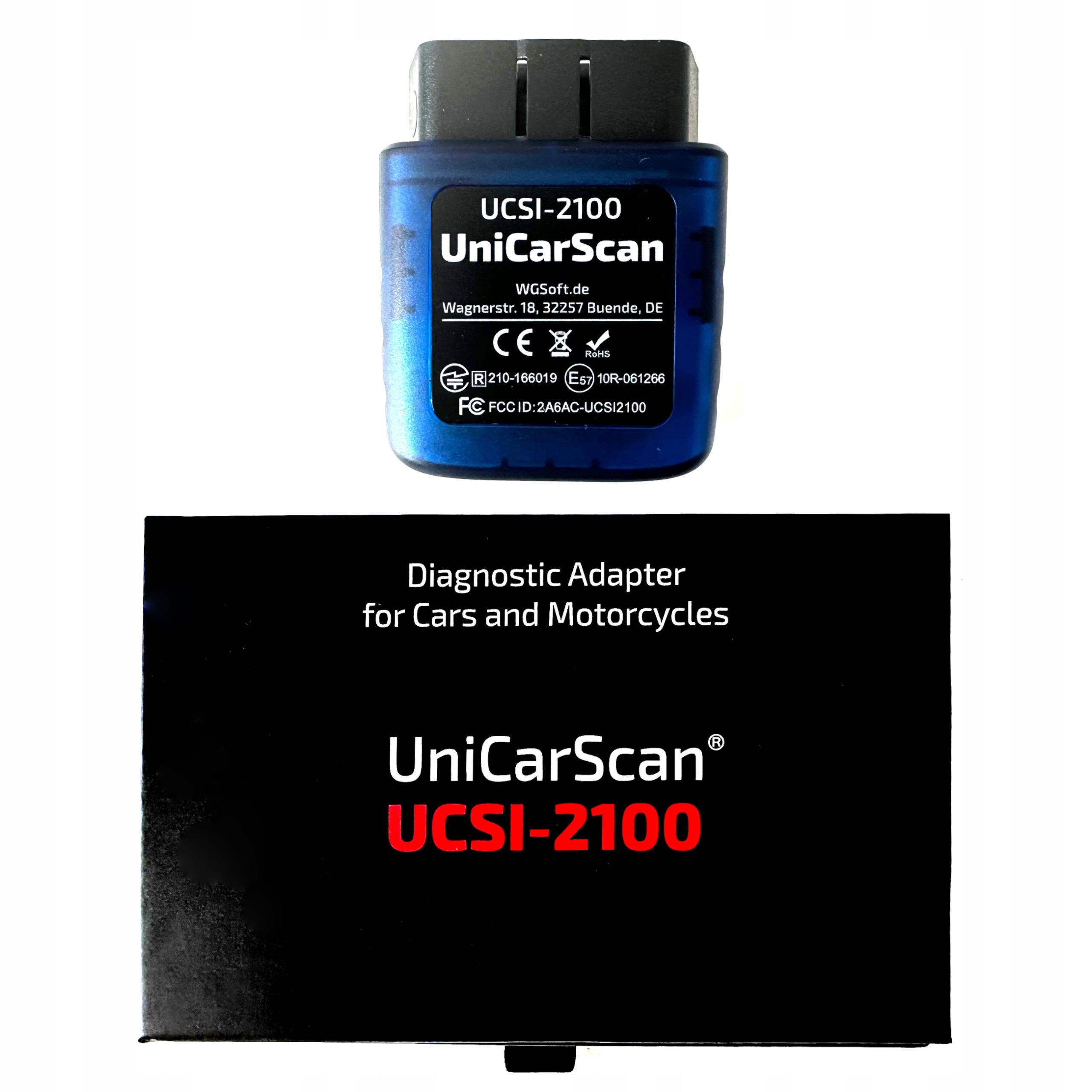 OBD2 Diagnostic Interface UCSI-2100 MotoScan BimmerCode BimmerLink EAN (GTIN) 4260748620014