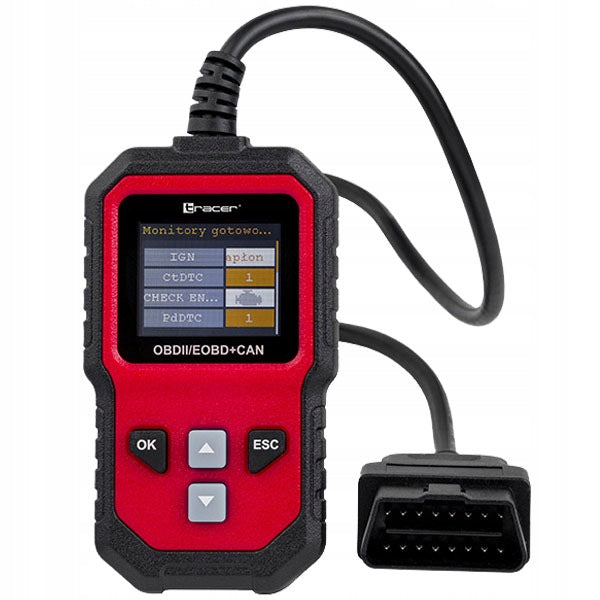 OBD2 EOBD + CAN scanner diagnostic interface Tracer PRO Polish