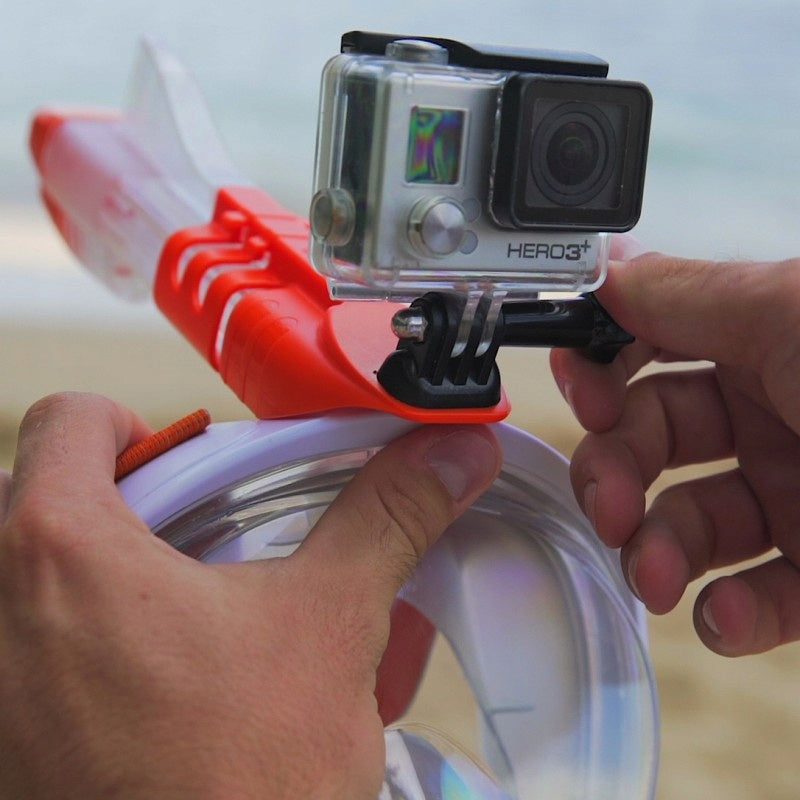 OCEAN REEF FULL FACE Dive MASK ARIA QR+ GoPro WHITE S/M + BUOY Color white
