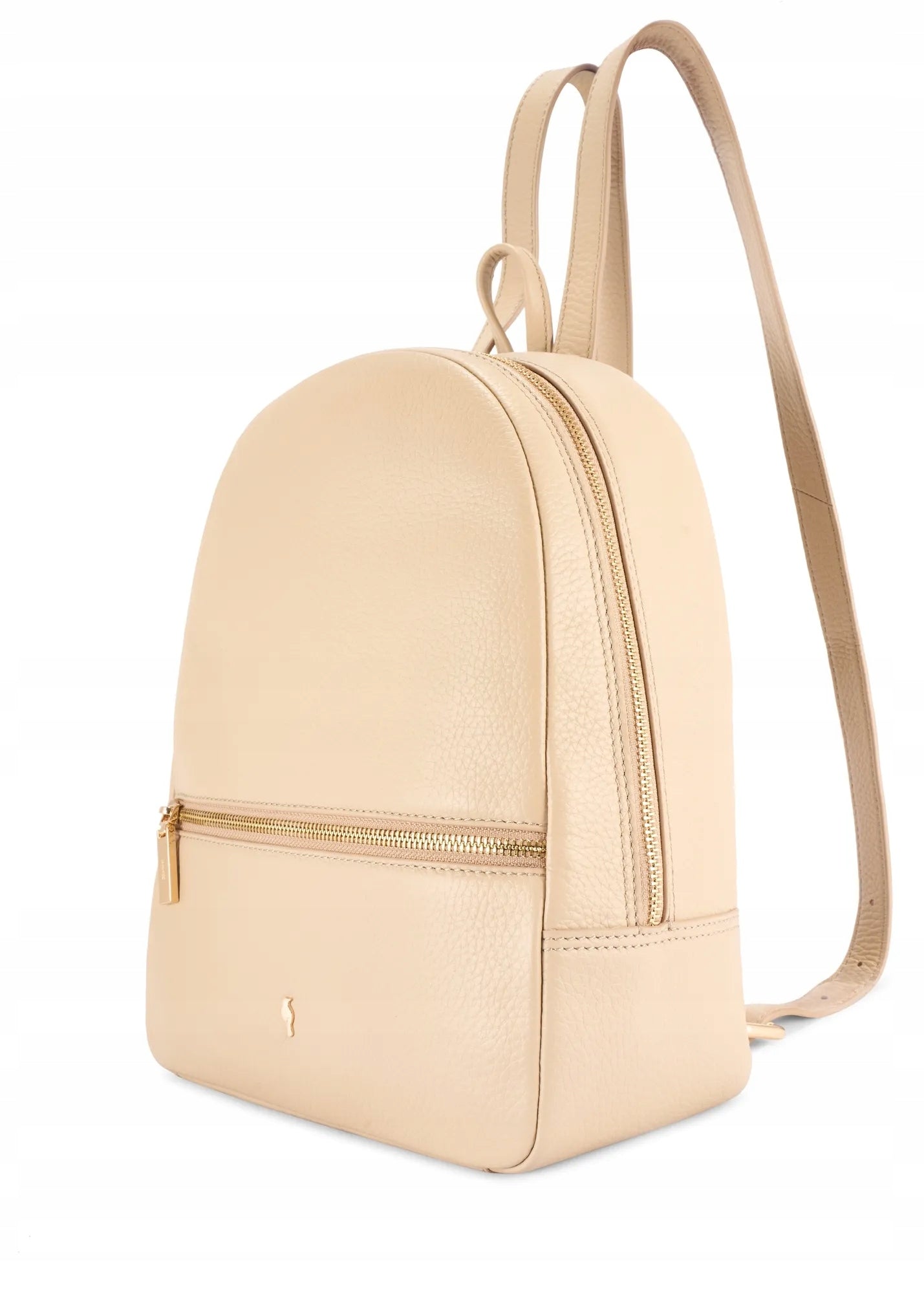 OCHNIK Beige leather women's backpack TORES-0898E-1B(W26) Brand OCHNIK
