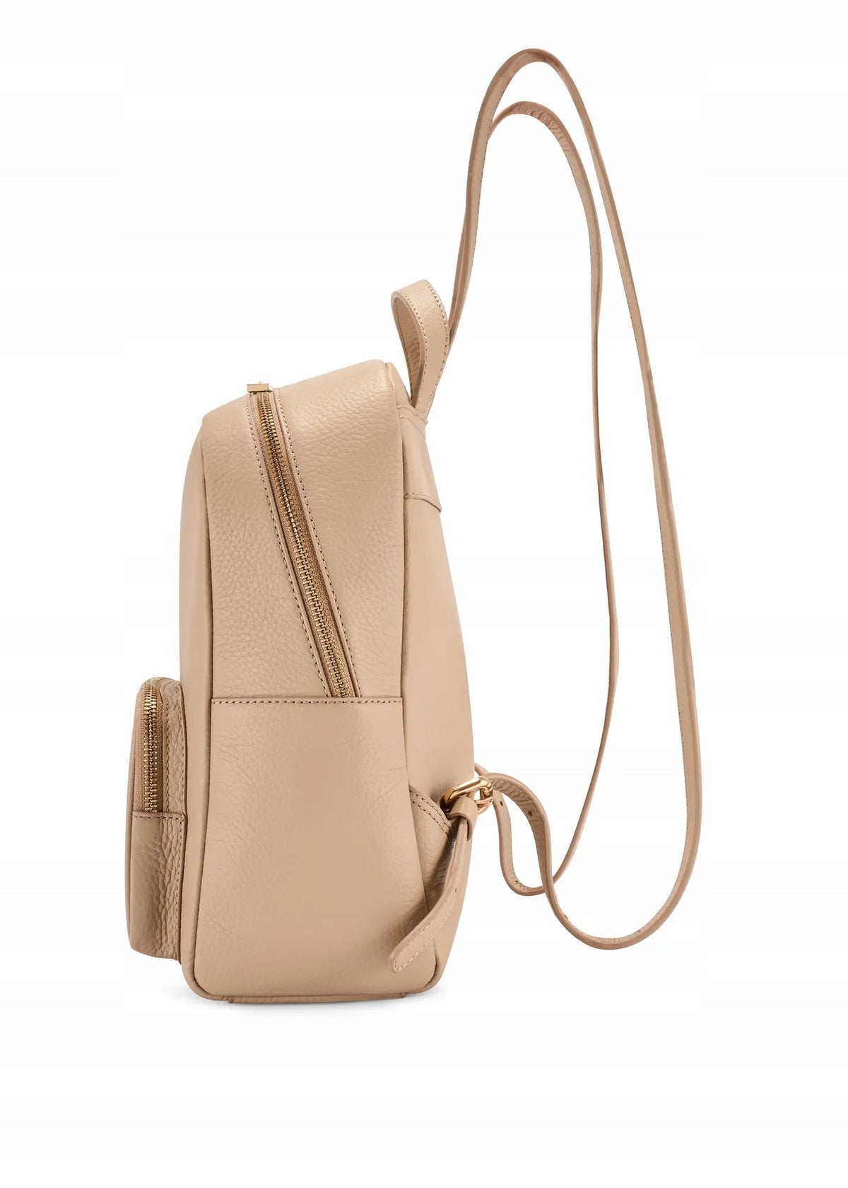 OCHNIK Beige leather women's backpack TORES-1072E-1B(W26) Gender woman
