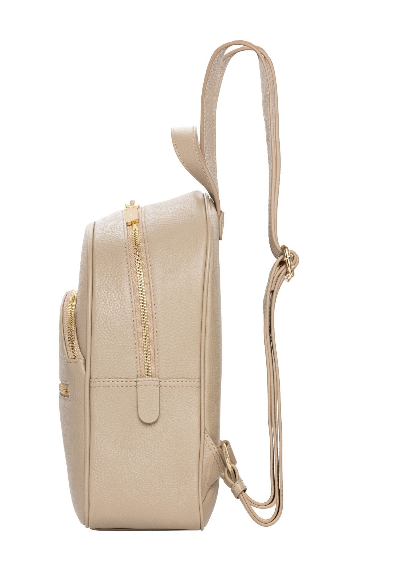 OCHNIK Beige leather women's backpack TORES-1345-1B(Z26) Gender woman