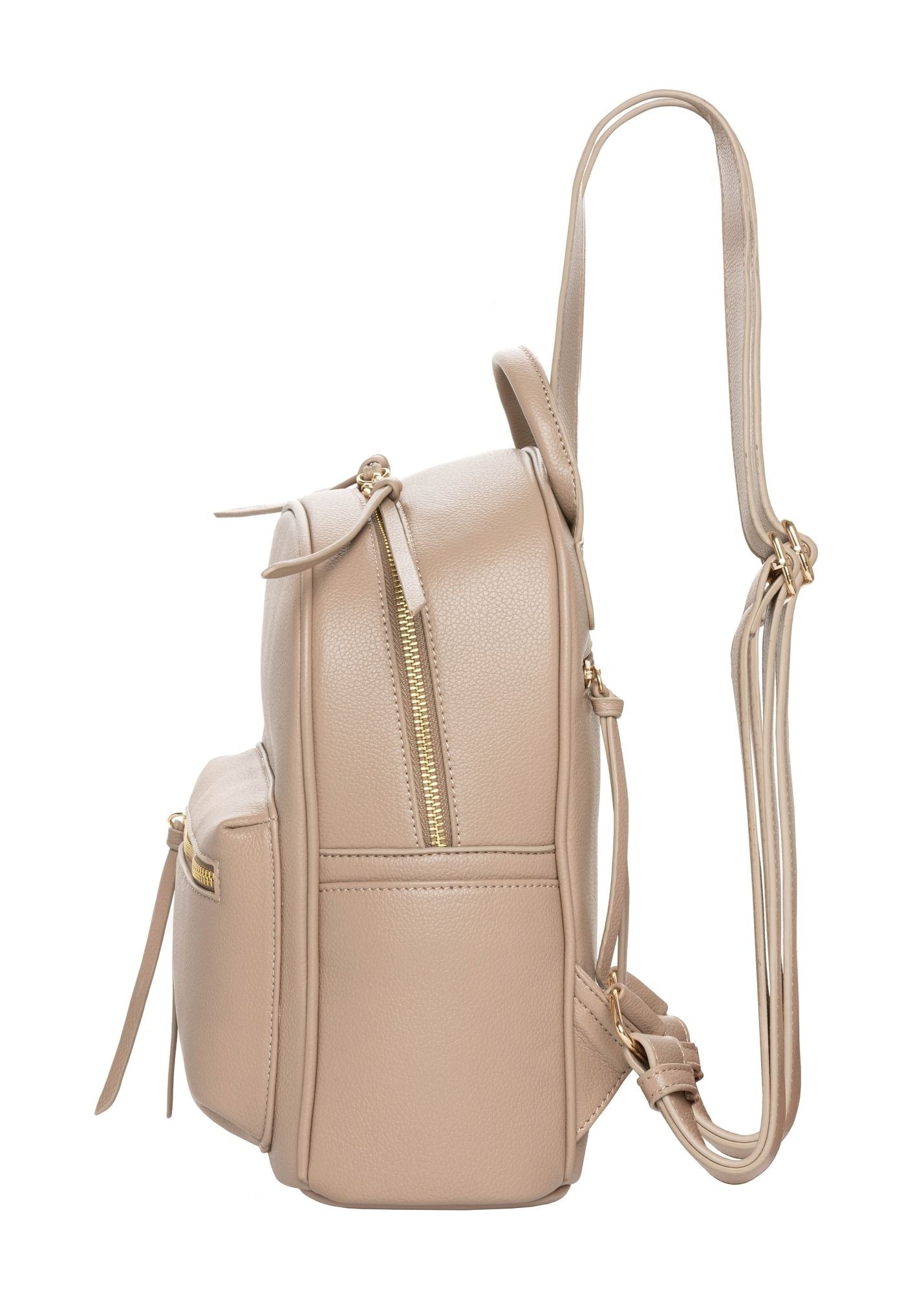 OCHNIK Beige small women's backpack TOREC-1256-1B(Z26) Gender woman