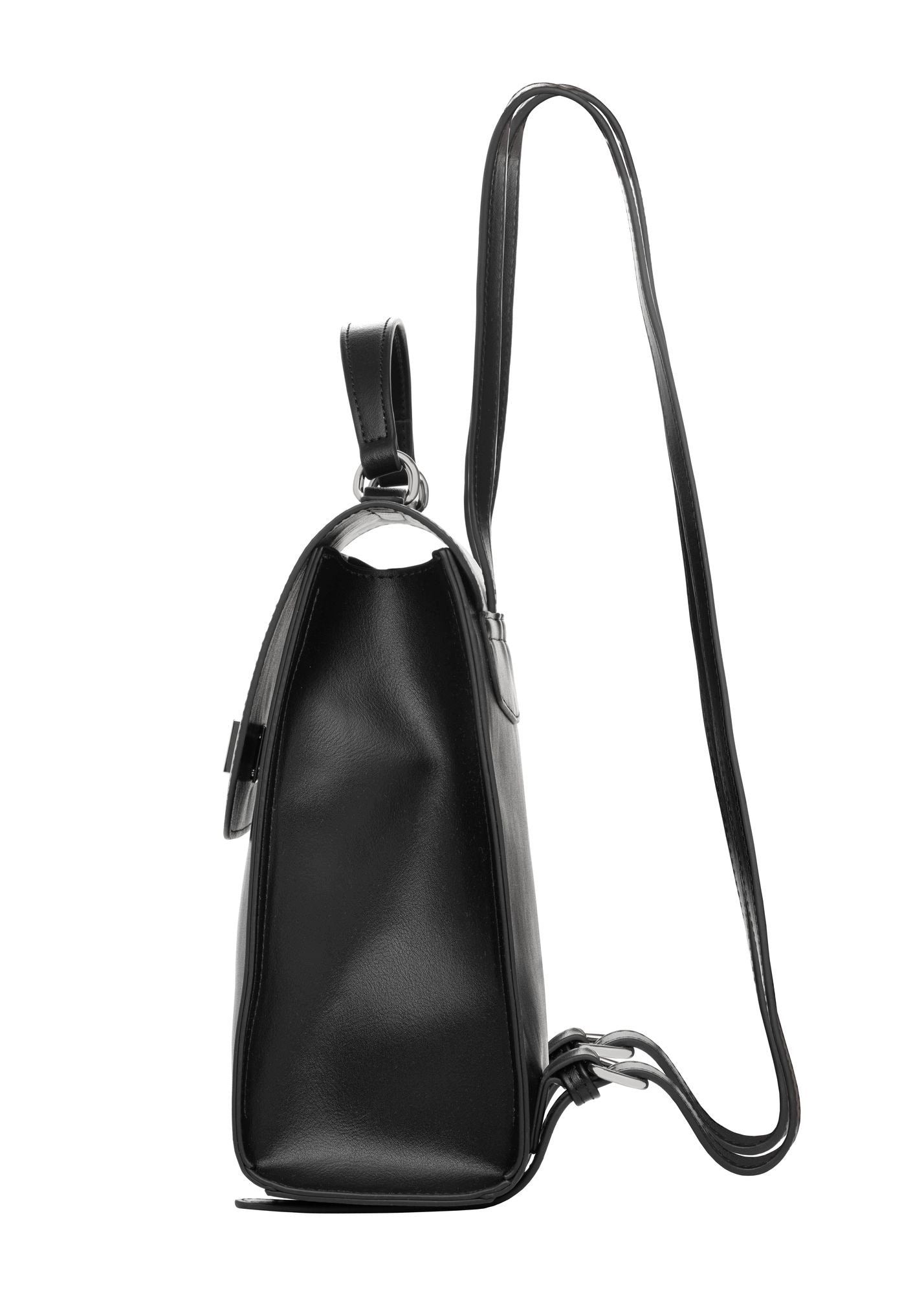 OCHNIK Black elegant women's backpack TOREC-1281-99(Z26) Manufacturer code TOREC-1281-99