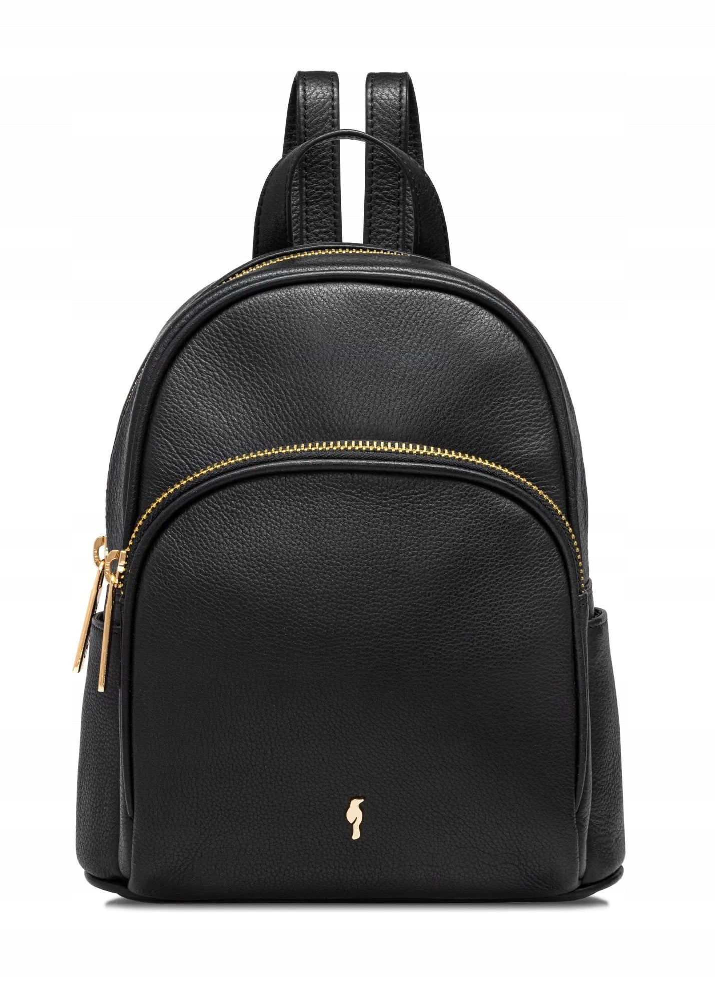 OCHNIK Black leather women's backpack TORES-1089A-99(W26)