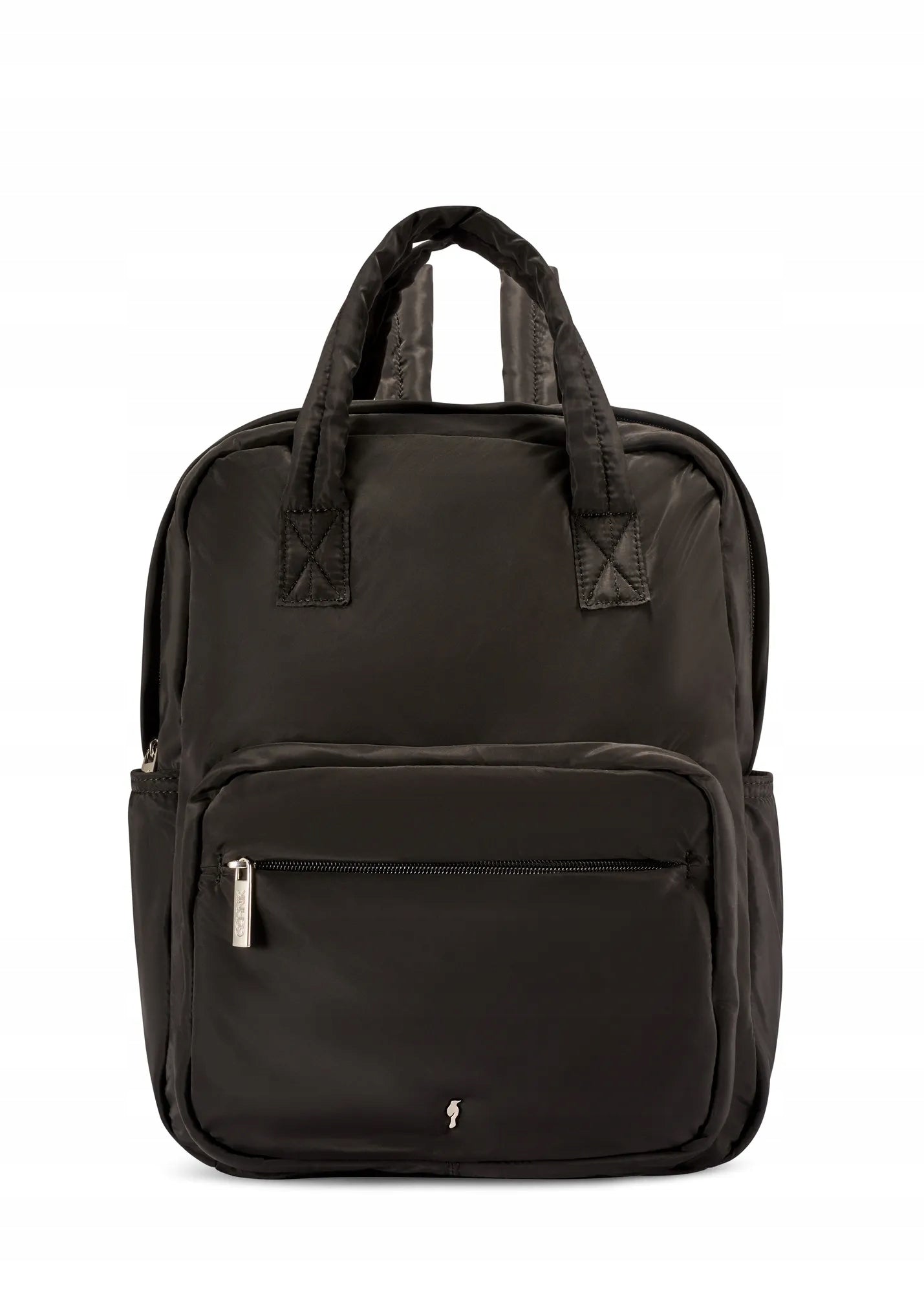 OCHNIK Black nylon women's backpack TOREN-0341-99(W26)