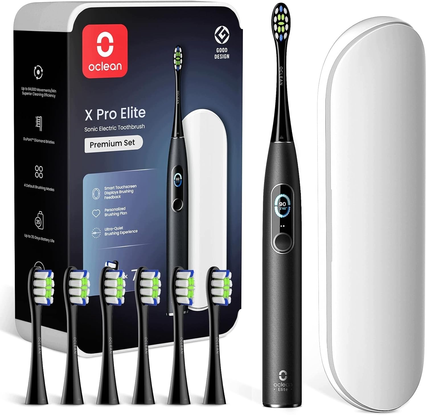 OCLEAN X PRO ELITE SMART SCREEN 35 DAYS SONIC CHARGING