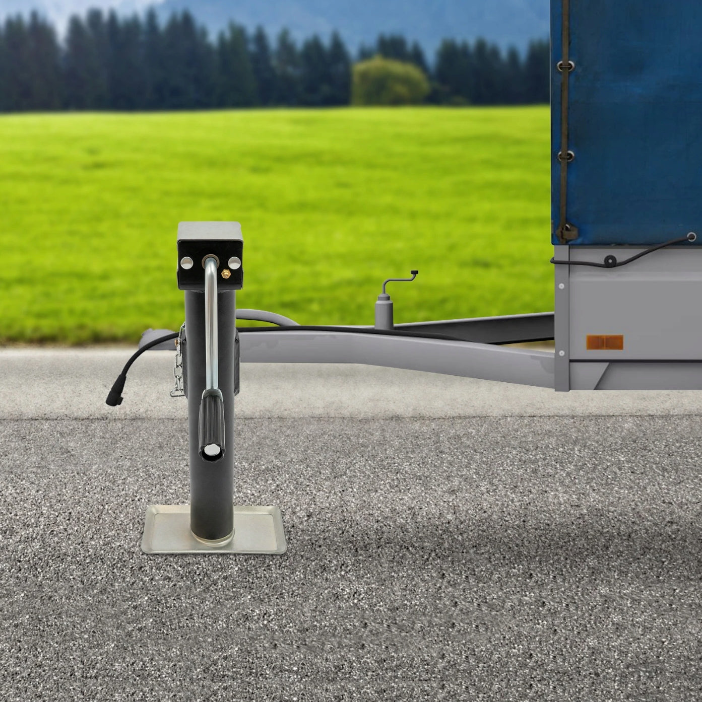 OEM Bollard lift 1T steel Q235 manual 26 cm | lifting capacity 1000 kg Manufacturer code Q235