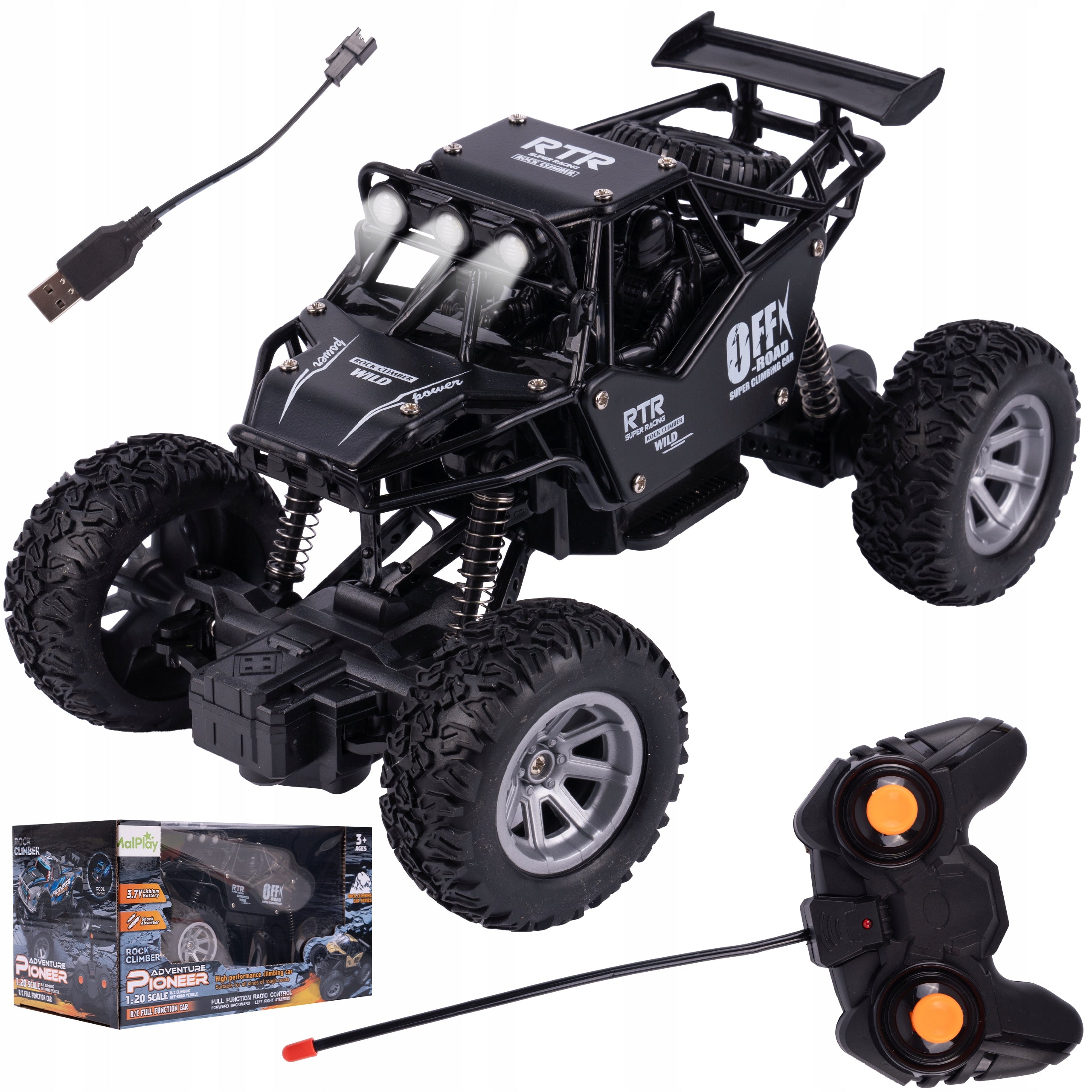 OFF-ROAD CAR RC OFF ROAD ADVENTURE PIONEER REMOTE CONTROLLED