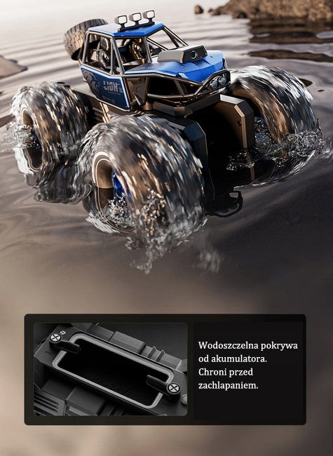 OFF-ROAD CONTROLLED CAR AUTO RC 4X4 METAL AMPHIBIOUS 360° WATERPROOF Brand Fayee