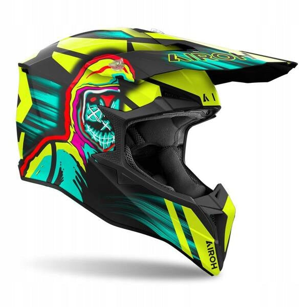 OFF-ROAD HELMET AIROH WRAAAP CYBER ORANGE GLOSS S Manufacturer's catalog number WRA_C31_S
