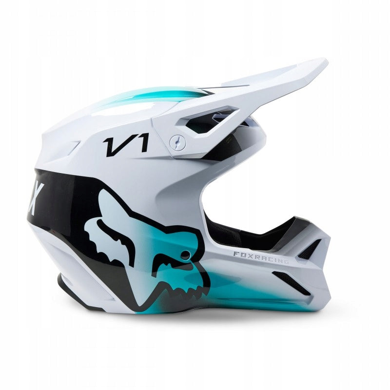 OFF-ROAD MOTORCYCLE HELMET CROSS ENDURO FOX V1 TOXSYK WHITE ROZ M 57-58CM Manufacturer Fox