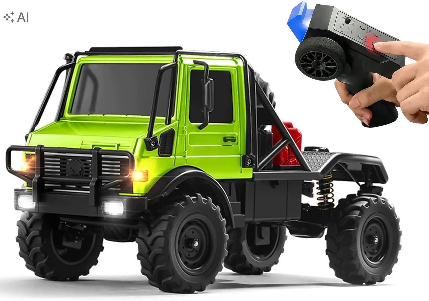 OFF-ROAD VEHICLE 4x4 MN-333 METAL BODY AUTO RC U4000 GREEN
