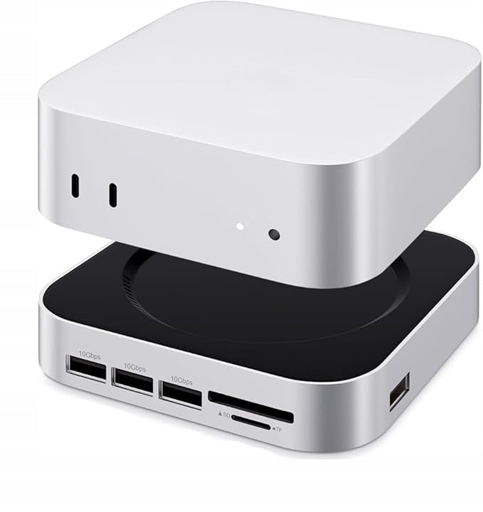 OFFCUP HB03A Mac Mini M4 Docking Station Enclosure Pocket NVMe SD USB 9in1