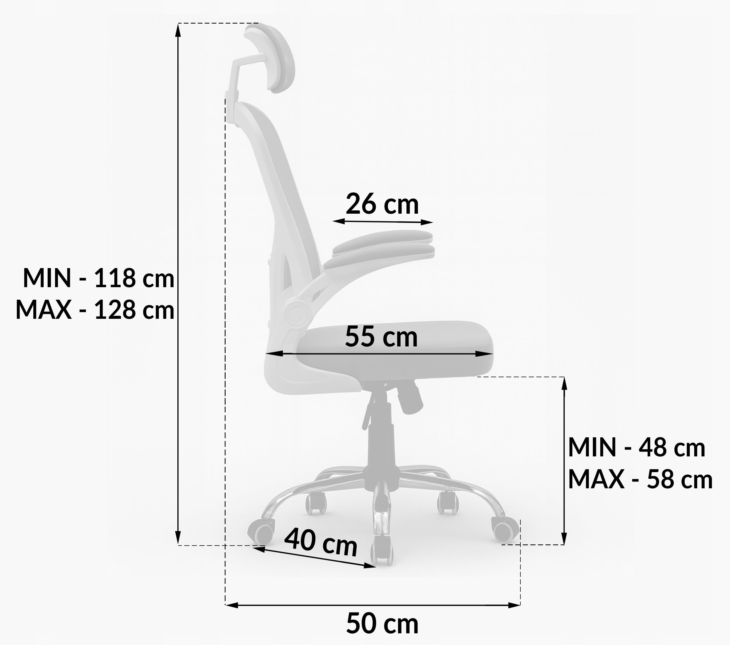 OFFICE CHAIR ADJUSTABLE SWIVEL ERGONOMIC OFFICE CHAIR KB110 GREY-BEIGE Manufacturer code Meb000300