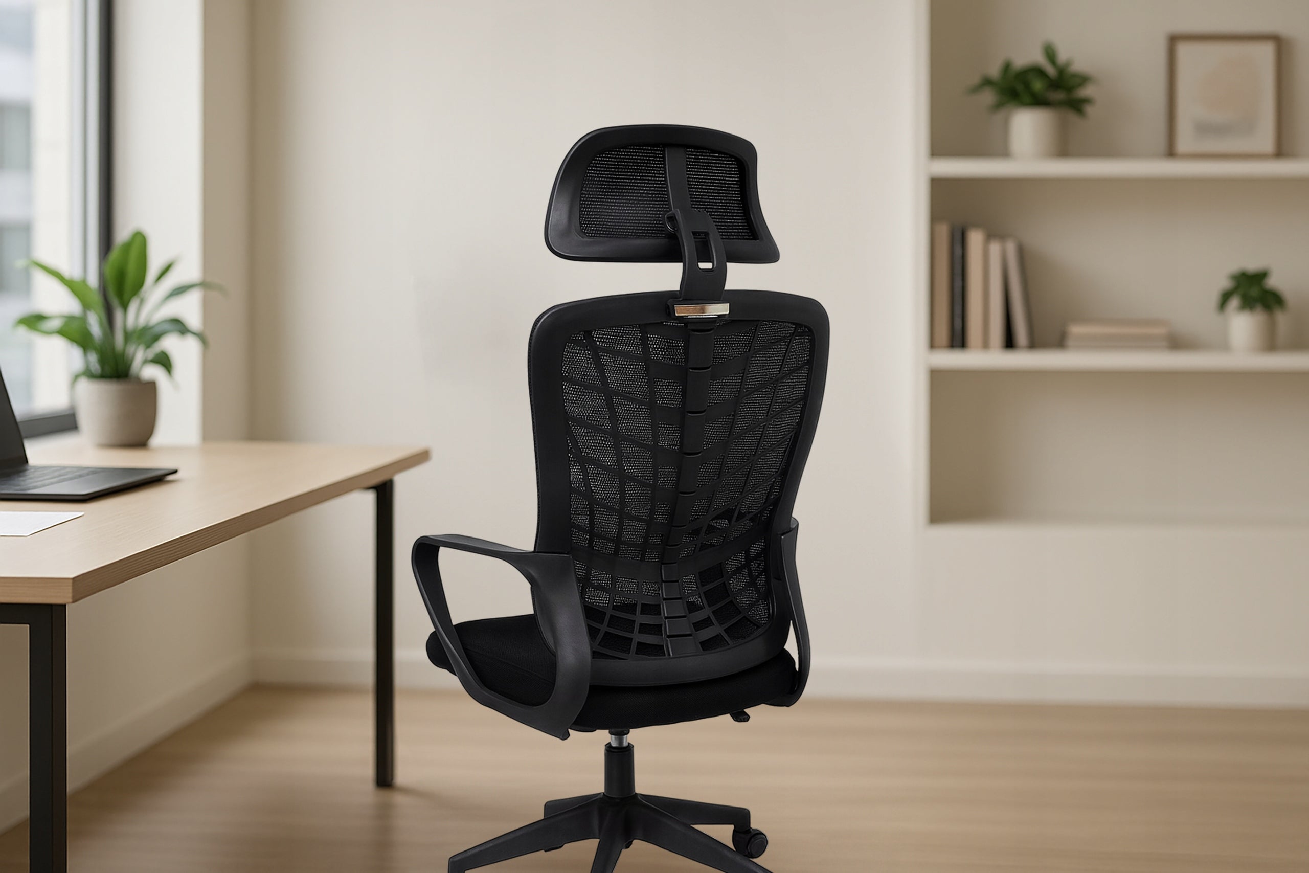 OFFICE CHAIR ADJUSTABLE SWIVEL OFFICE CHAIR ERGONOMIC KB108 BLACK EAN (GTIN) 5907368787961
