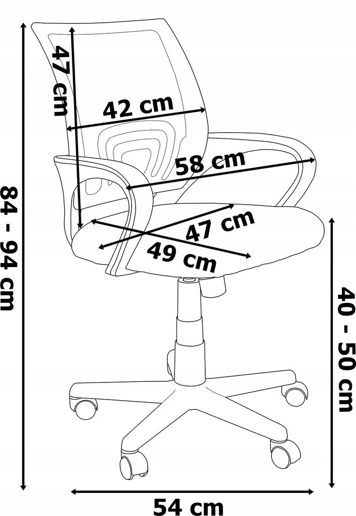 OFFICE CHAIR BIANCO WHITE BLACK ERGONOMIC COMPUTER FOR HOME Medical device no