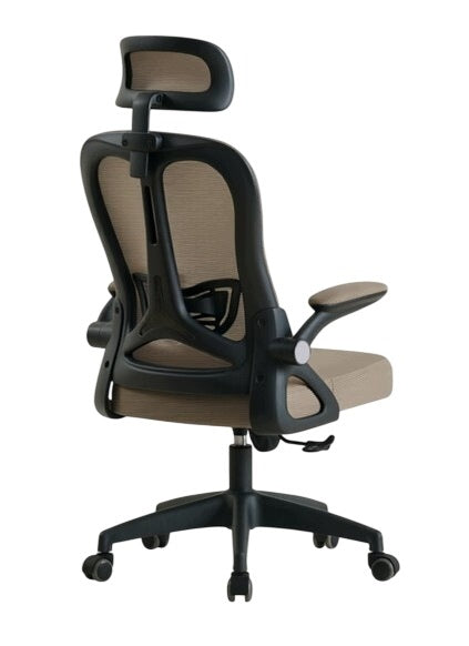 OFFICE CHAIR ERGONOMIC BEIGE/KHAKI HORSEKING MESH MS028 BHP Brand HORSEKING