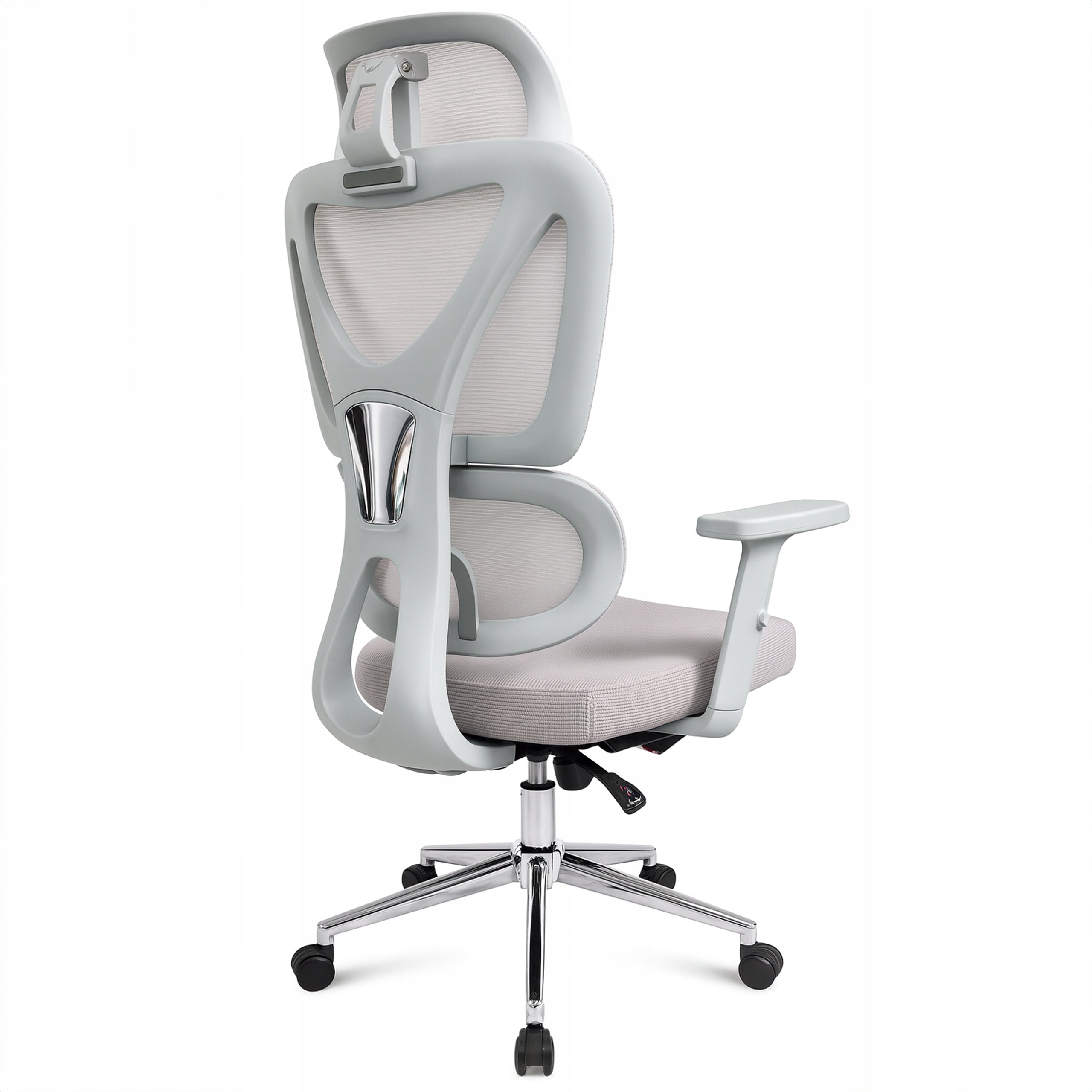 OFFICE CHAIR ERGONOMIC CHAIR HEADREST ADJUSTABLE FOOTREST KB107 GREY Packaging status original