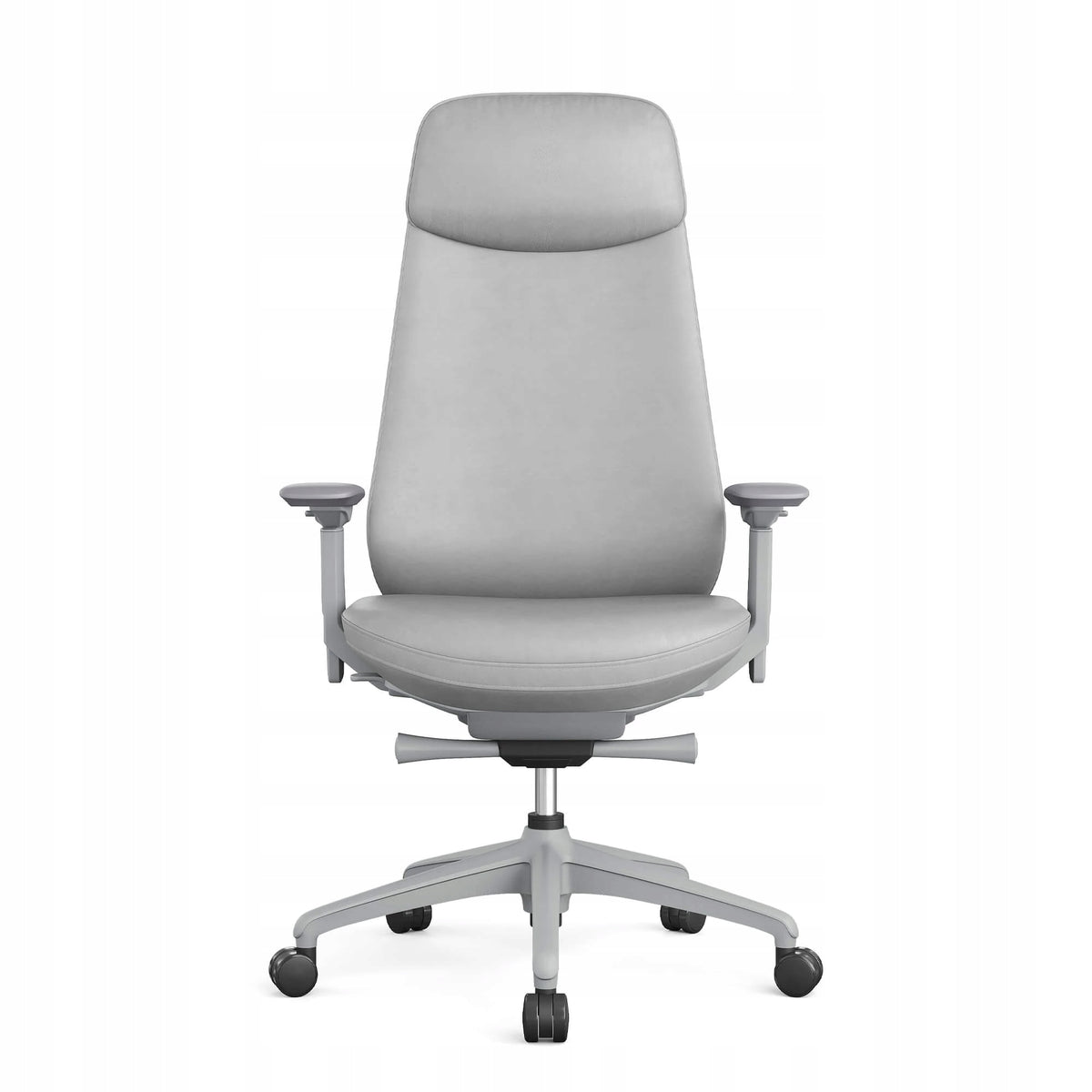 OFFICE CHAIR ERGONOMIC SWIVEL LUNA GREY ECO-LEATHER DESK CHAIR Brand Elzap