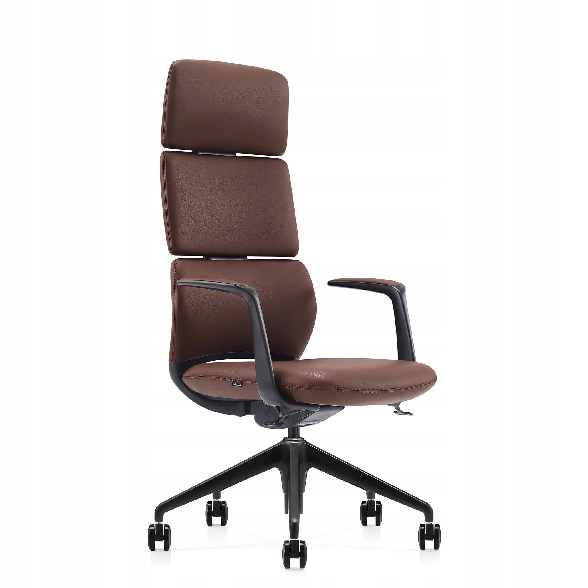 OFFICE CHAIR ERGONOMIC SWIVEL OMEGA LEATHER BROWN CHAIR OFFICE